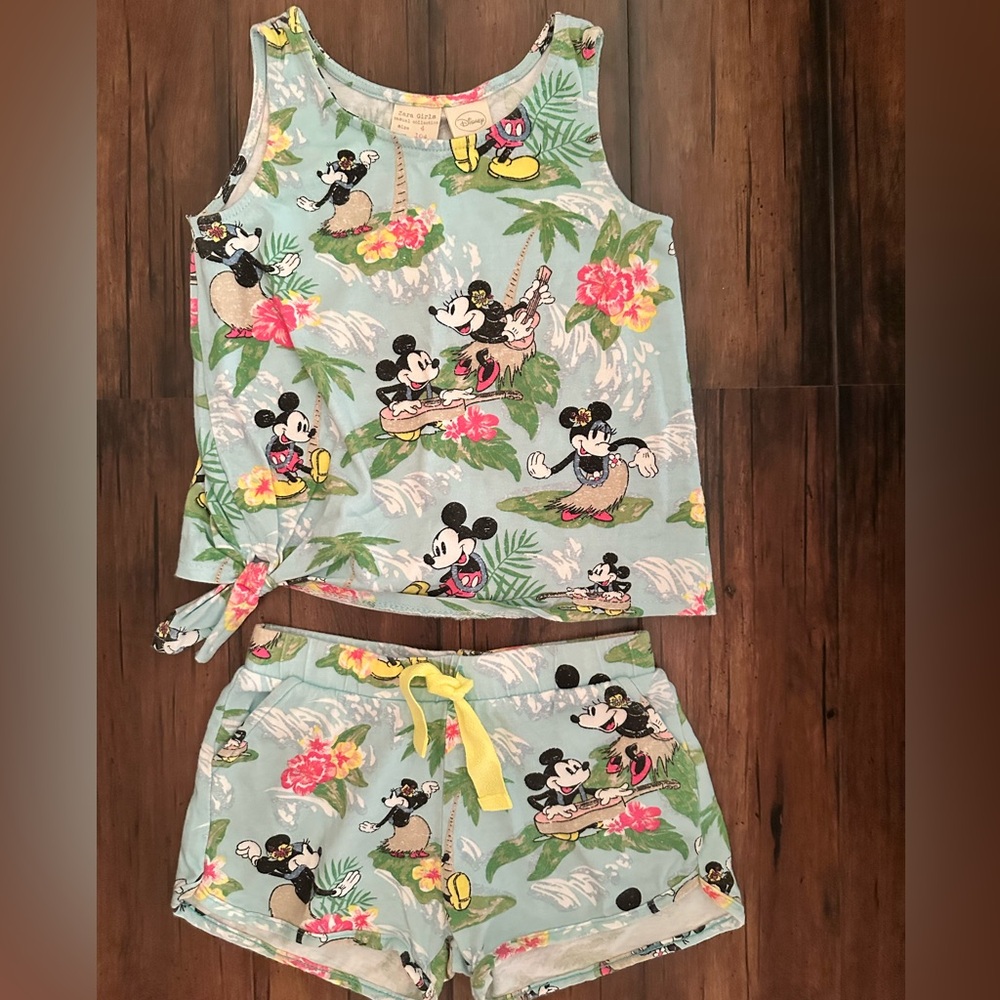ZARA DISNEY ALOHA 2 PIECE SET